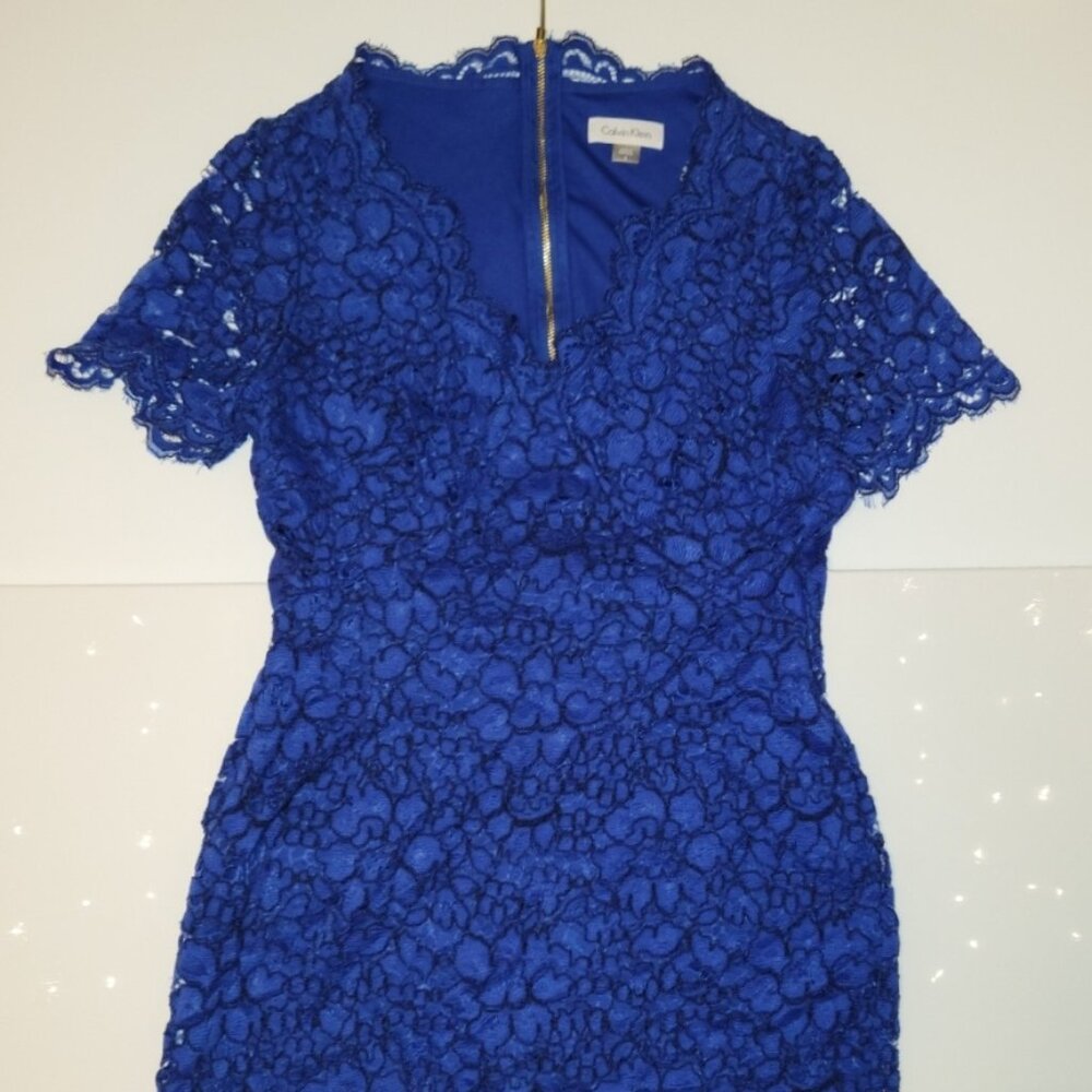 Calvin Klein | Royal Blue Shift Dress
